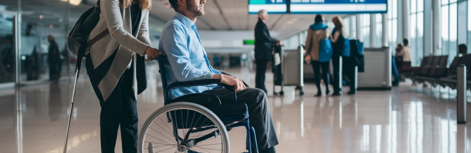 disabled at airport